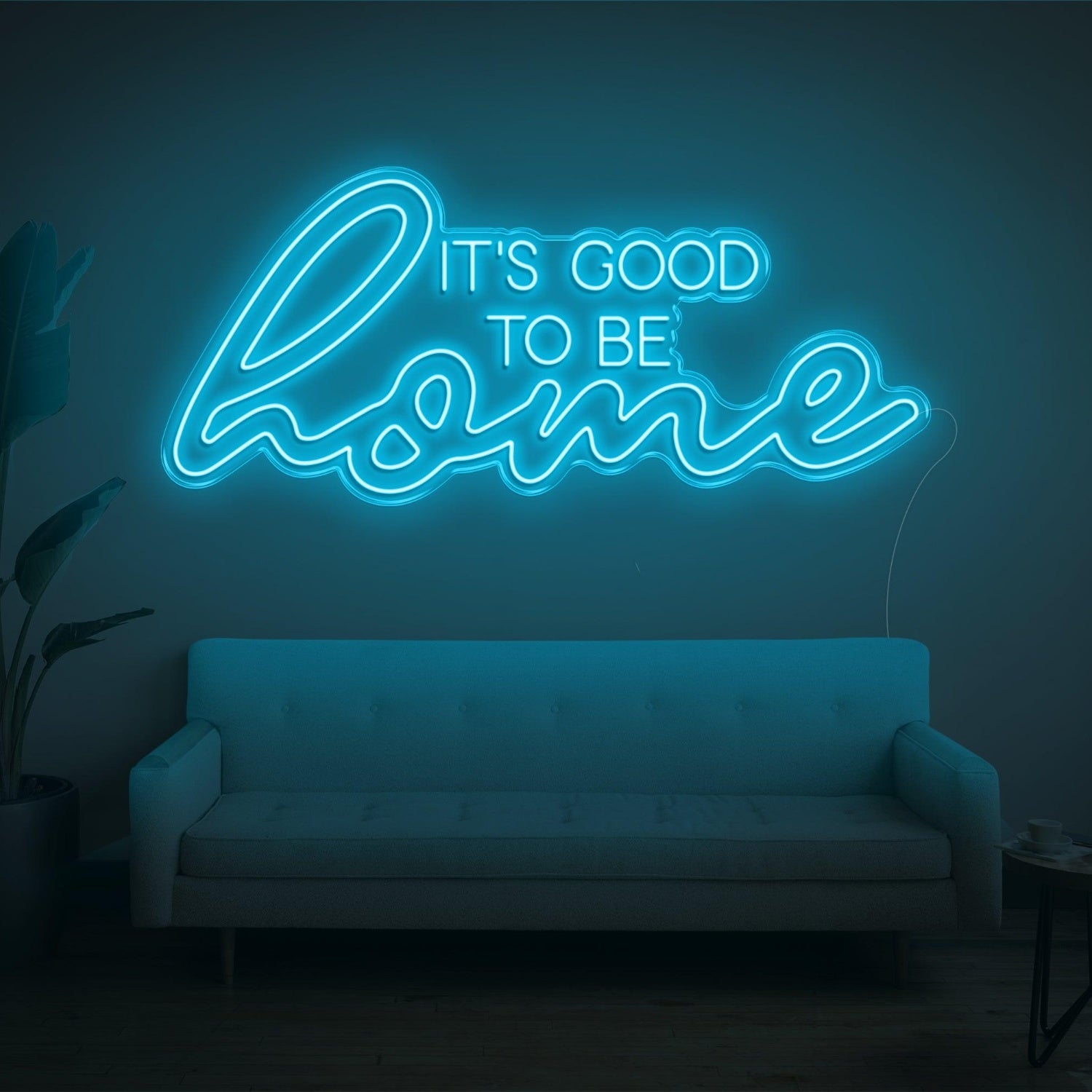 Its Good To Be Home Purple Led Neon Sign Cozy Indoor Wall Decor | Shineneon