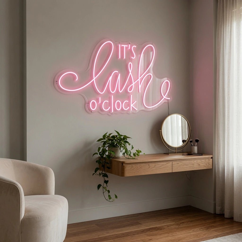 It's Lash O'clock LED Neon Sign - Shineneon