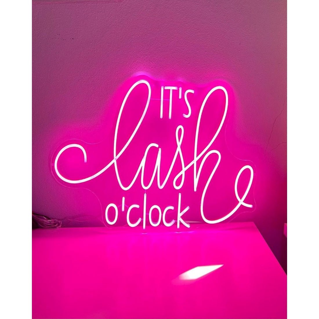Its Lash Oclock Led Sign Business Neon Sign - Shineneon