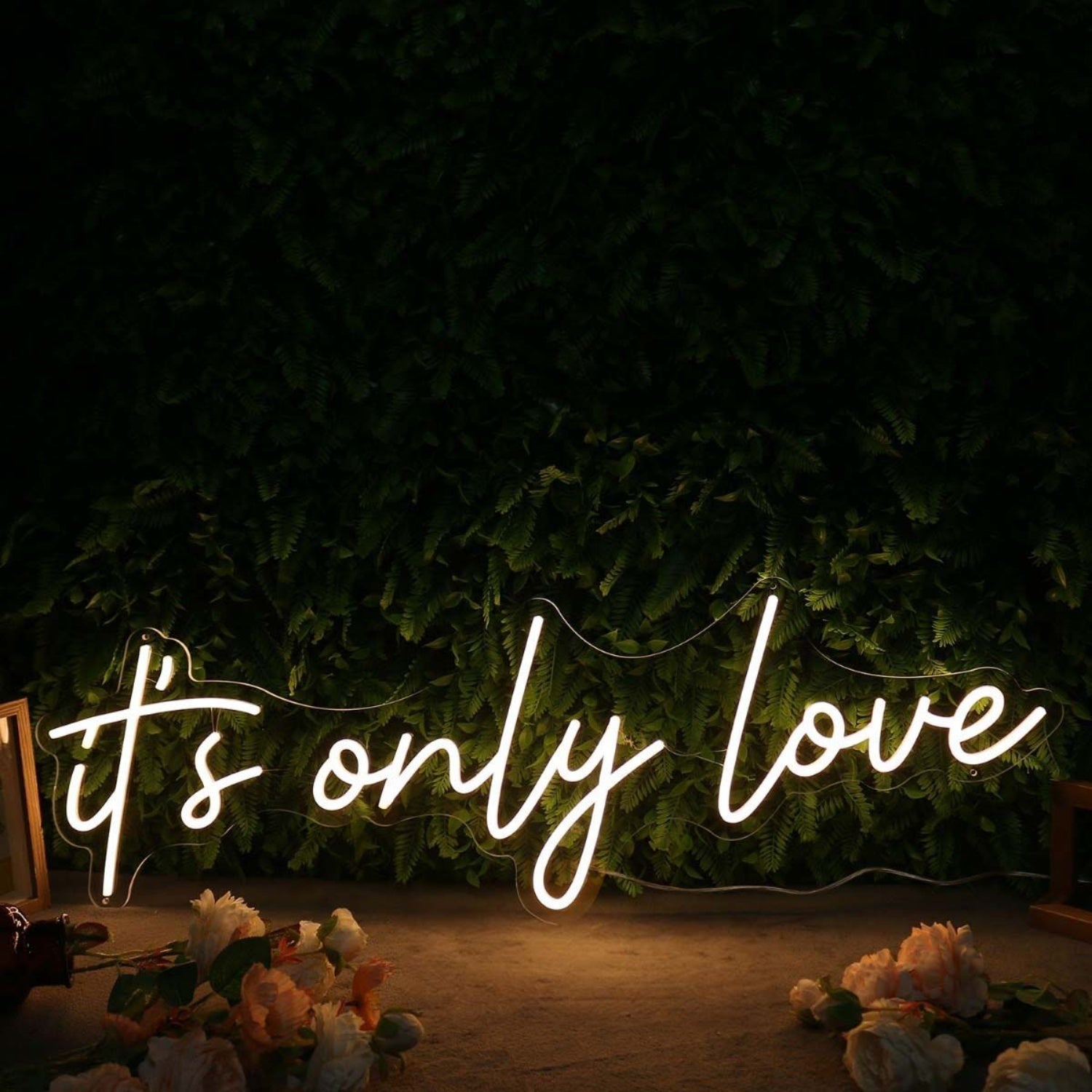 Its Only Love Yellow Led Neon Sign - Shineneon