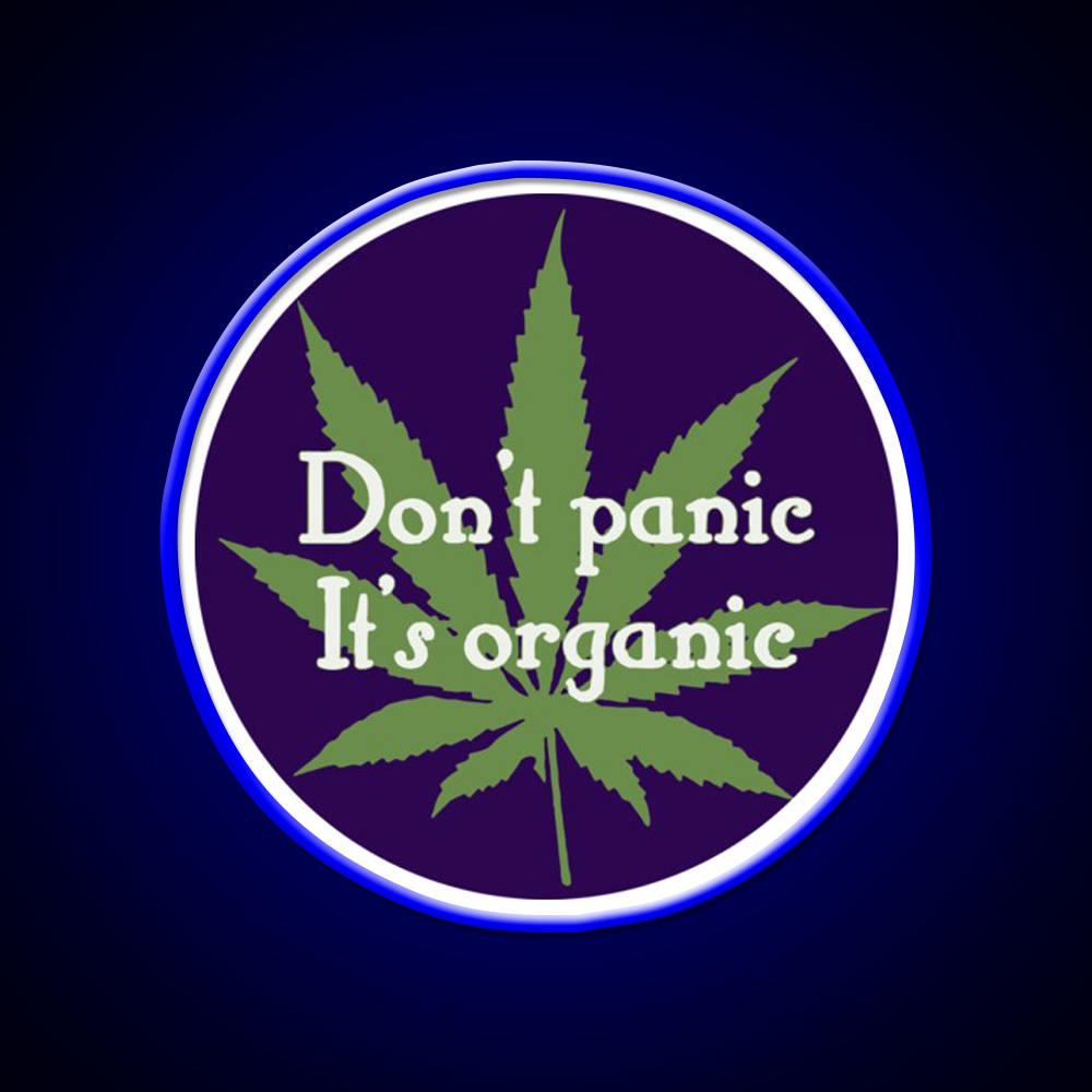 Its Organic Hemp Inspired Green Leaf Led Neon Sign Rgb Color - LED neon sign view 5