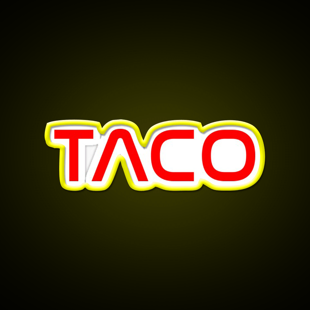 Its Simple Tacos Are Life Taco Led Neon Sign Mexican Food Sign Rgb Color - Custom LED neon sign front view