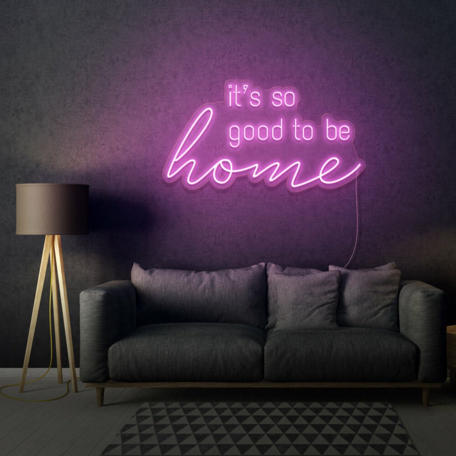 Its So Good To Be Home Led Neon Sign Bedroom Wall Art | Shineneon