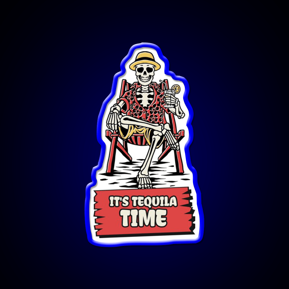 Its Tequila Time Cinco De Mayo Drinking Party Drink Tequila Led Neon Sign Rgb Color - Shineneon