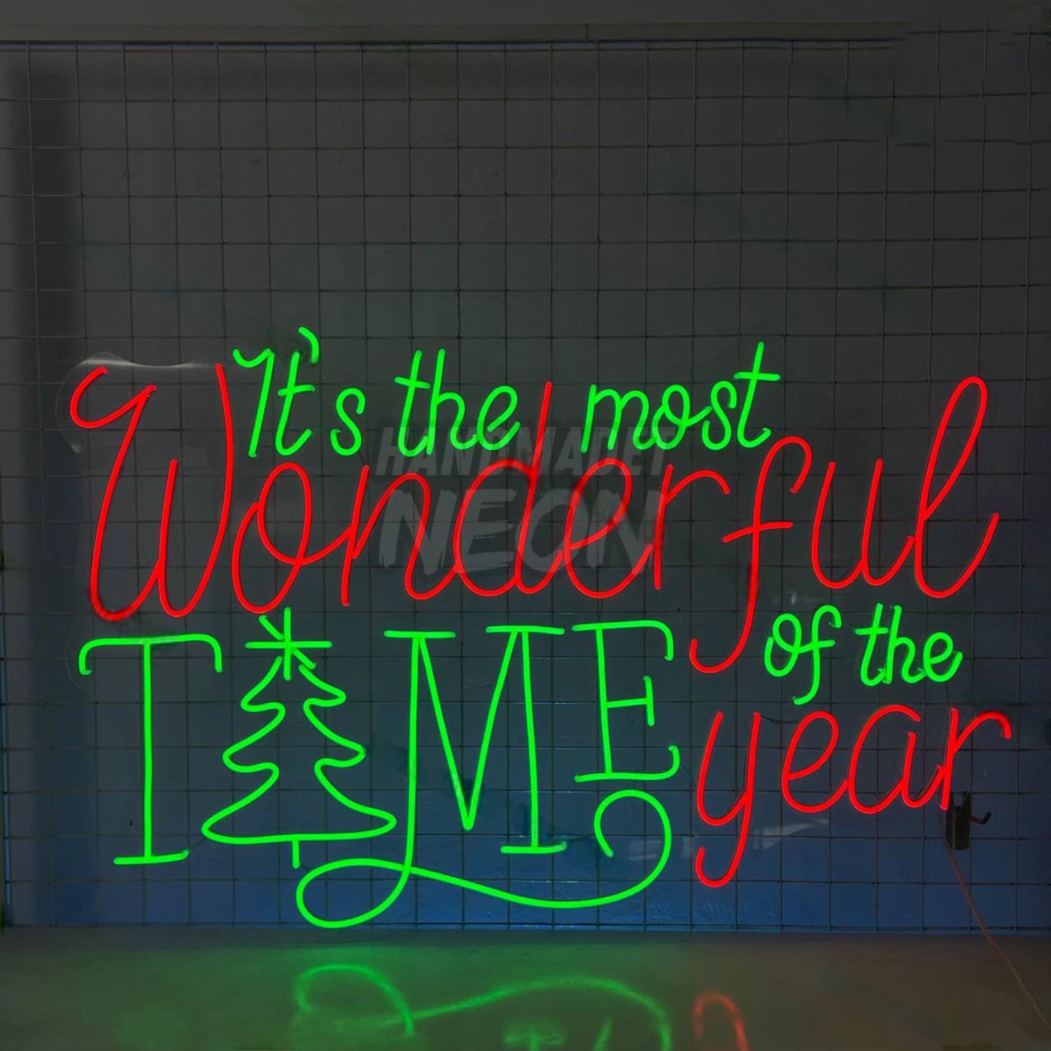 Its The Most Wonderful Time Of The Year Led Neon Sign | Shineneon