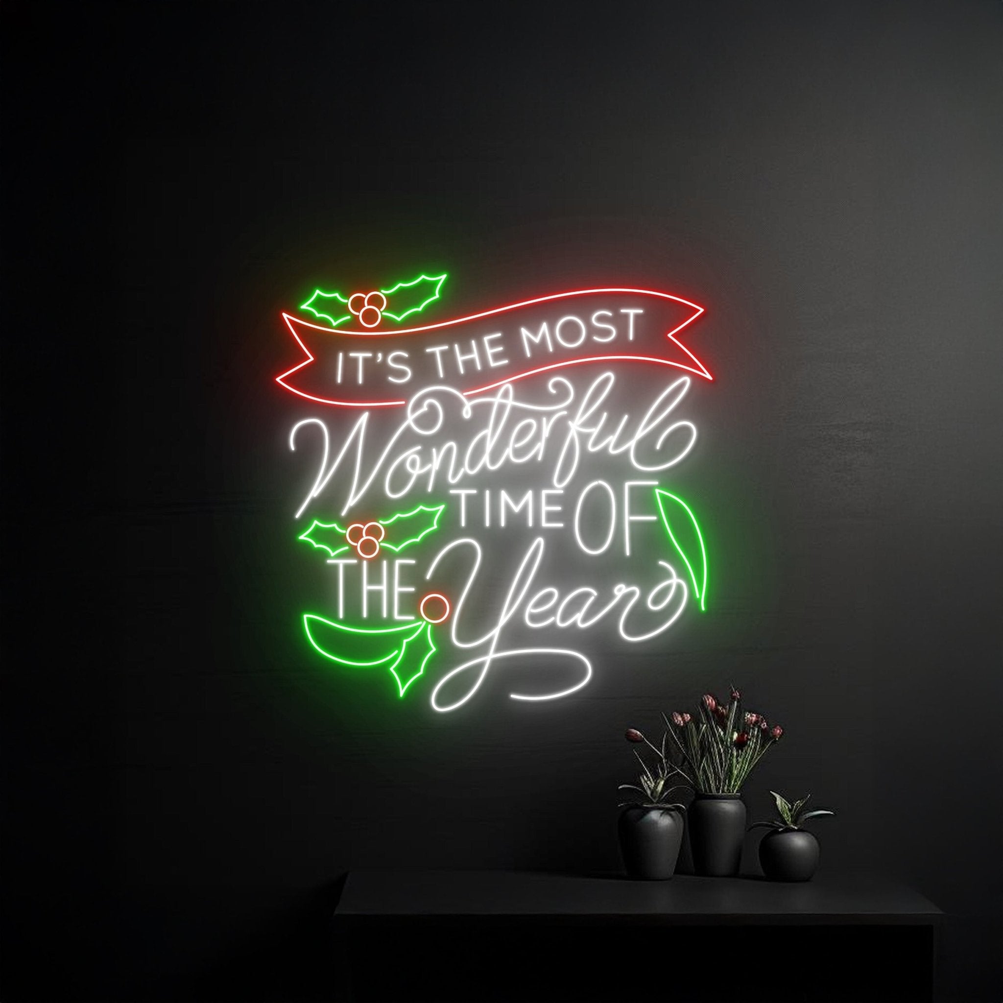 Its The Most Wonderful Time Of The Year Neon Sign - Shineneon