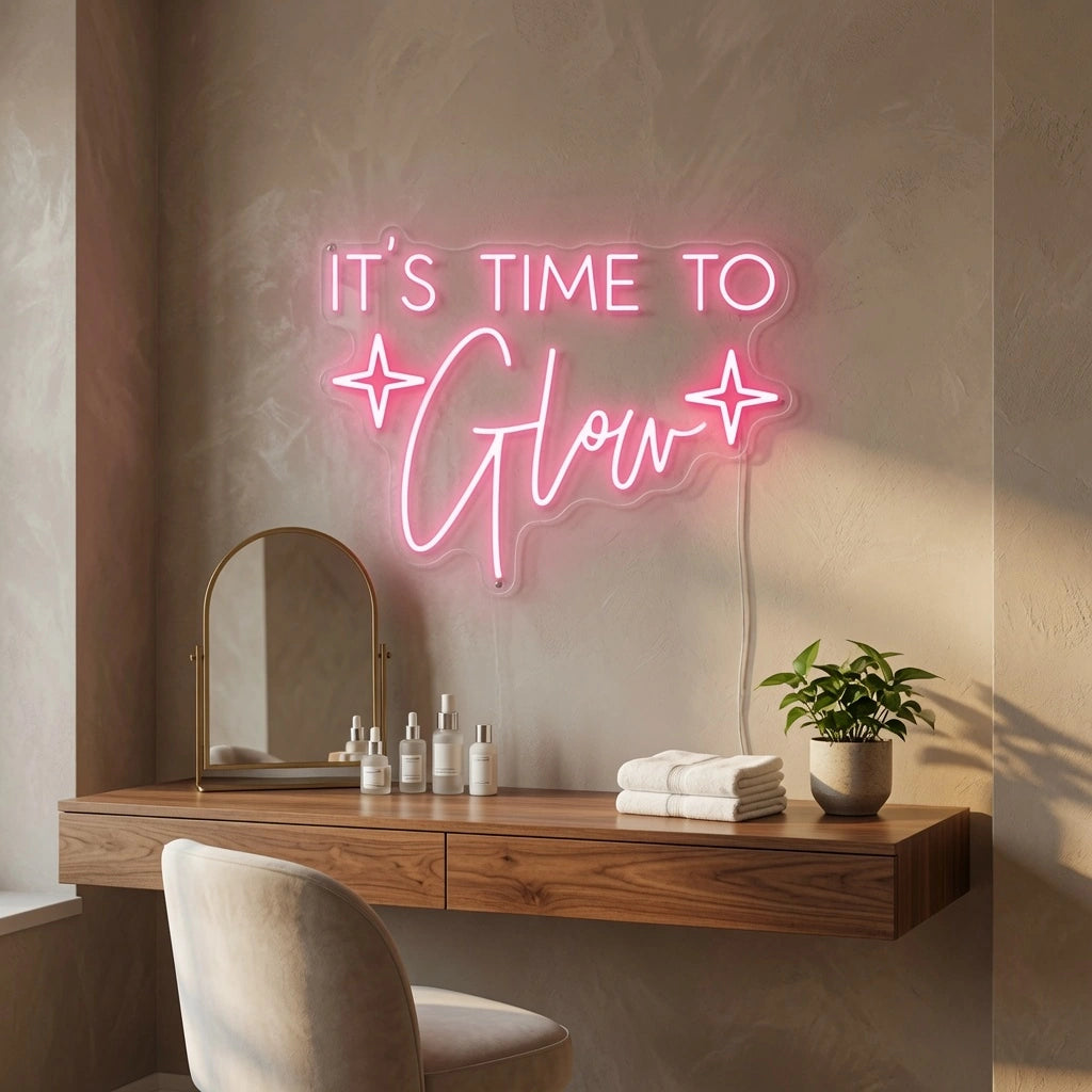 It's Time To Grow LED Neon Sign Wall Neon Sign - 03 Real Lifestyle Scene