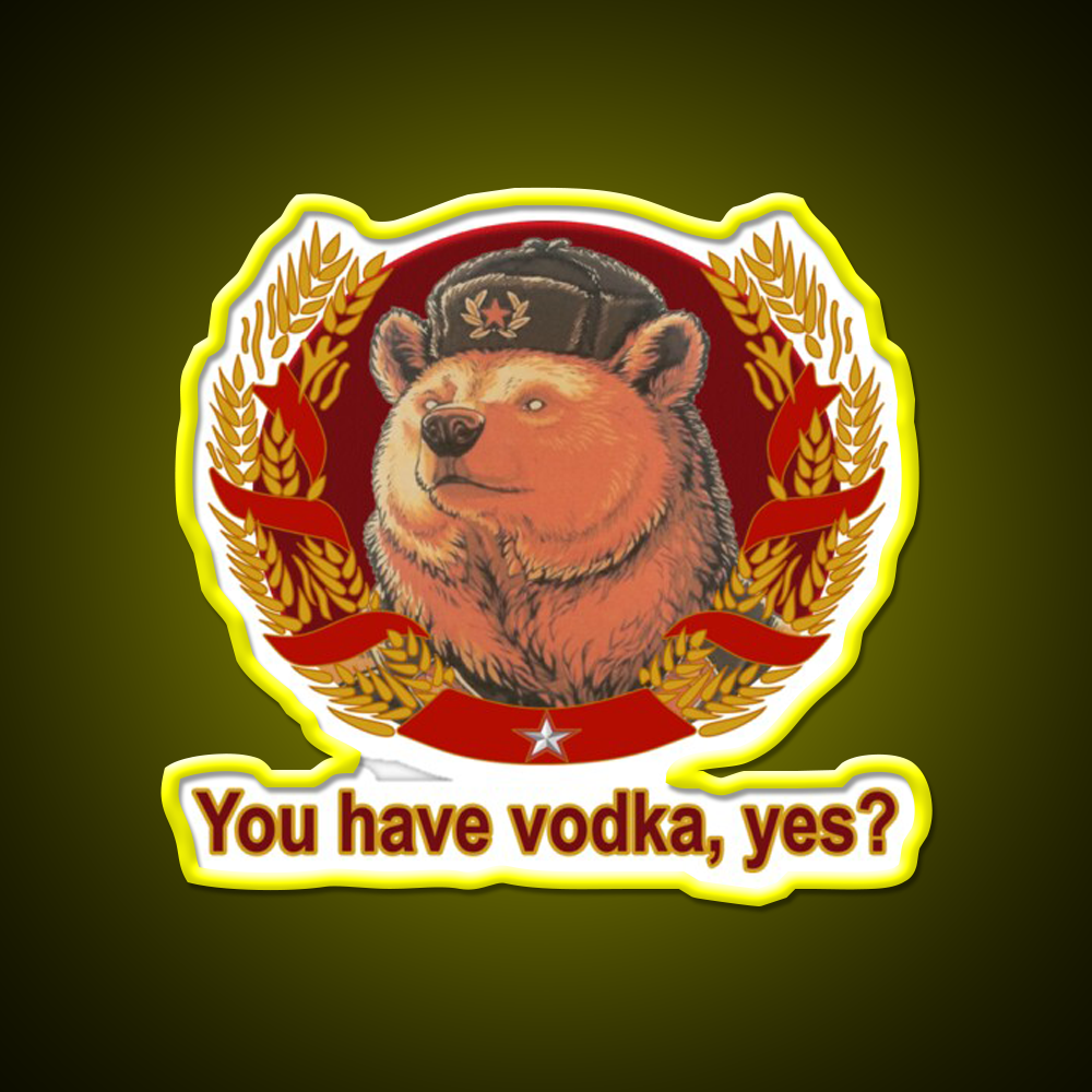 Ivan Bearsky Whiskey Drink Bar Led Neon Sign Rgb Color