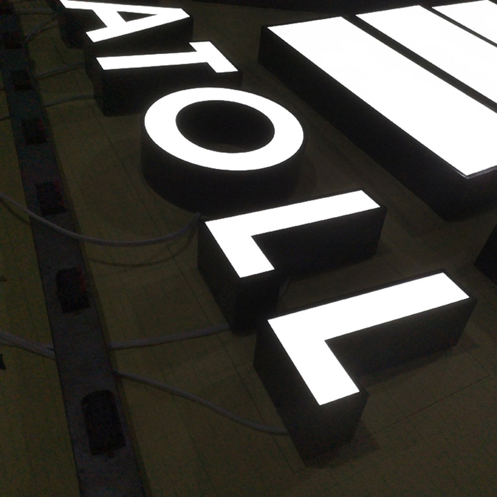 Ives Atoll 3D Frontlit Channel Letters Led Light Sign