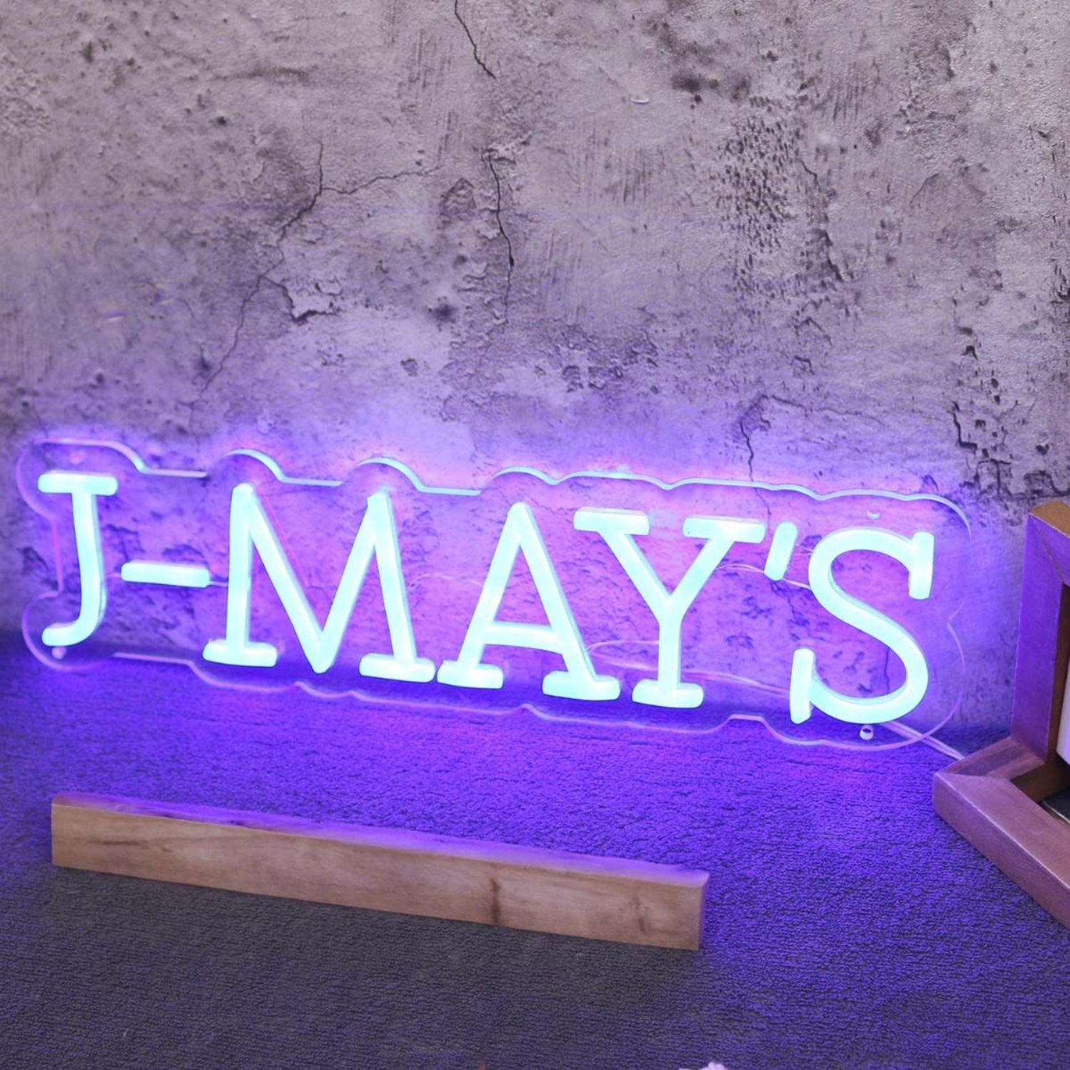 J - Mays Blue Led Neon Sign - Shineneon