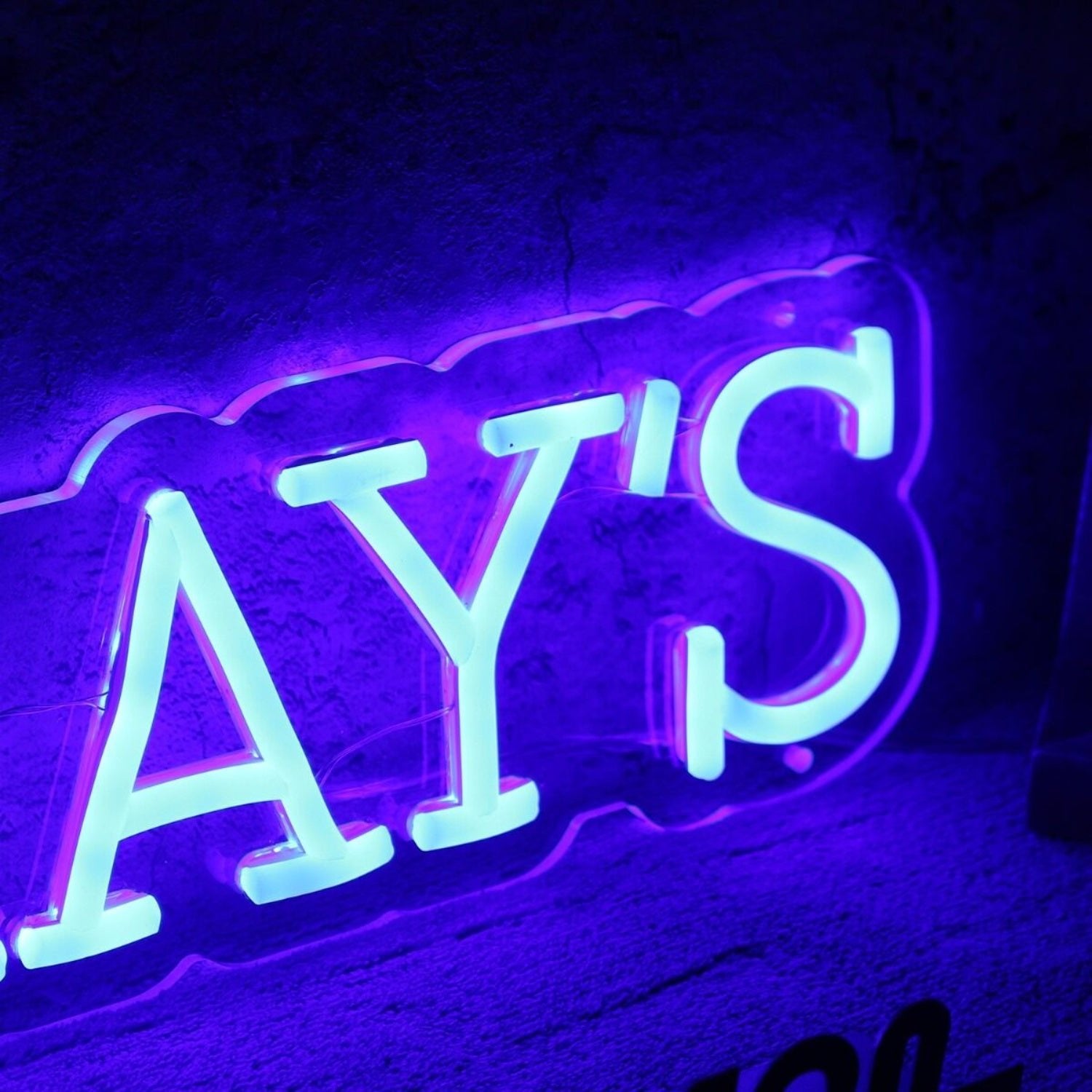J - Mays Blue Led Neon Sign - Shineneon