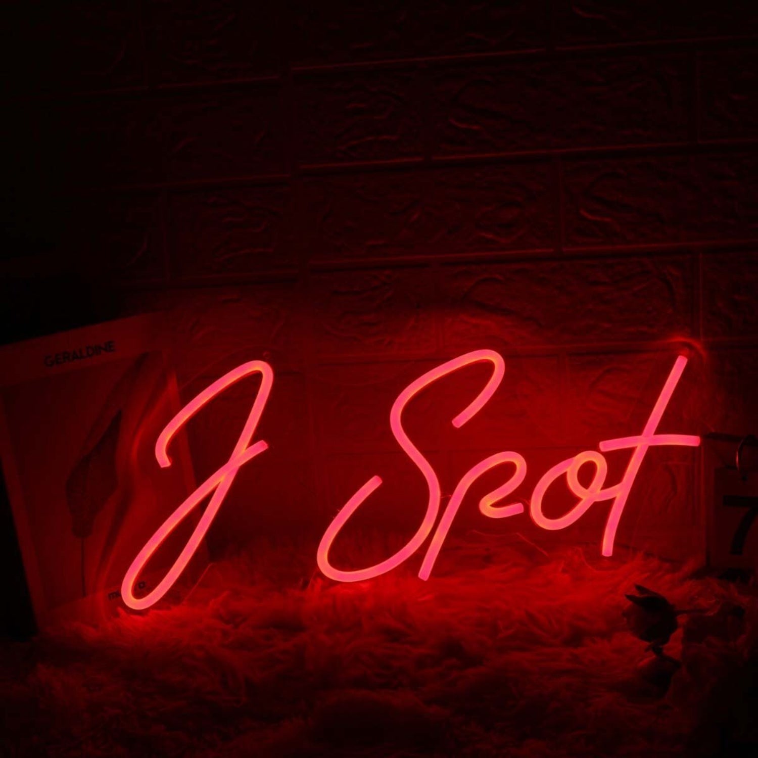 J Spot Red Custom Led Neon Sign - Shineneon