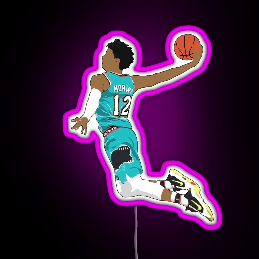 Ja Morant Dunk Rgb Neon Sign - LED neon sign view 8