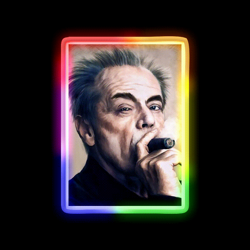 Jack Nicholson Asian Cultural Led Neon Sign Rgb Color - LED neon sign close-up detail