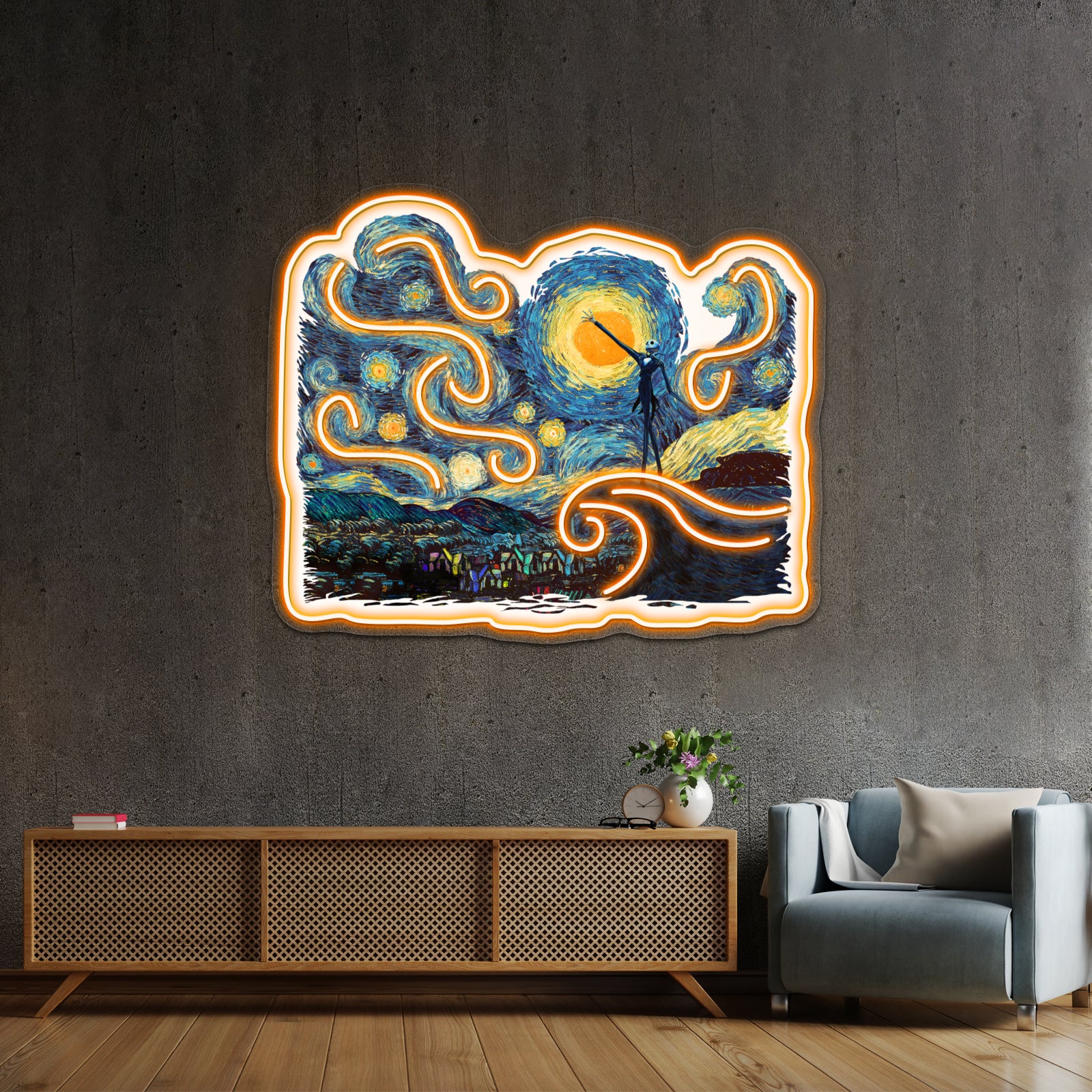 Jack Stauber Pop Food High Quality Artwork Room Lights Neon