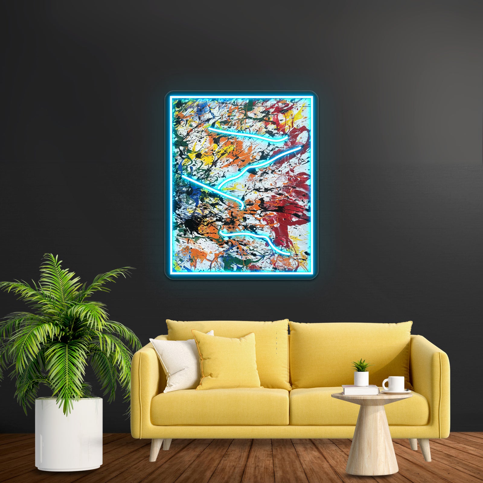 Jackson Pollock Wall Artwork Neon Signs | Shineneon