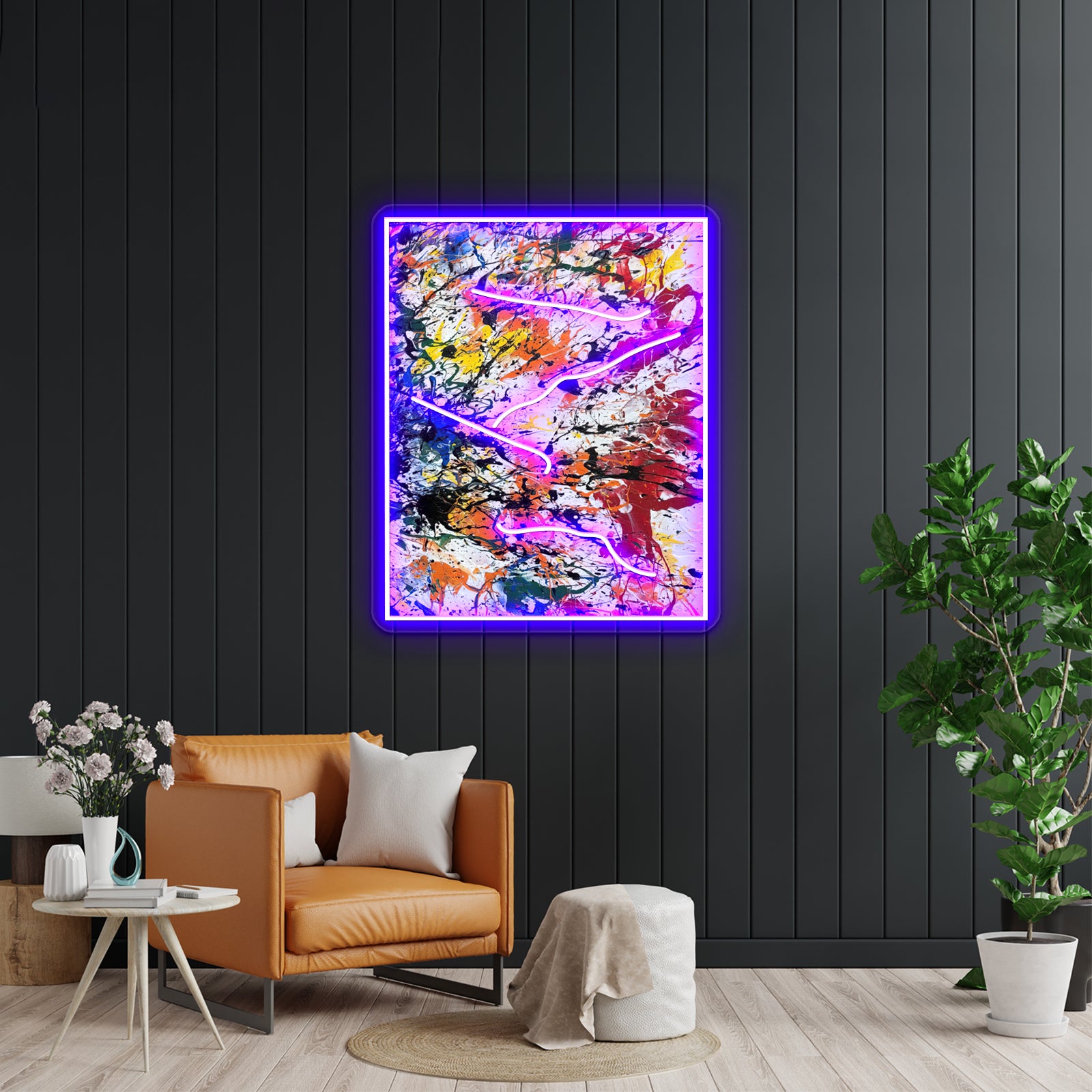 Jackson Pollock Wall Artwork Neon Signs | Shineneon