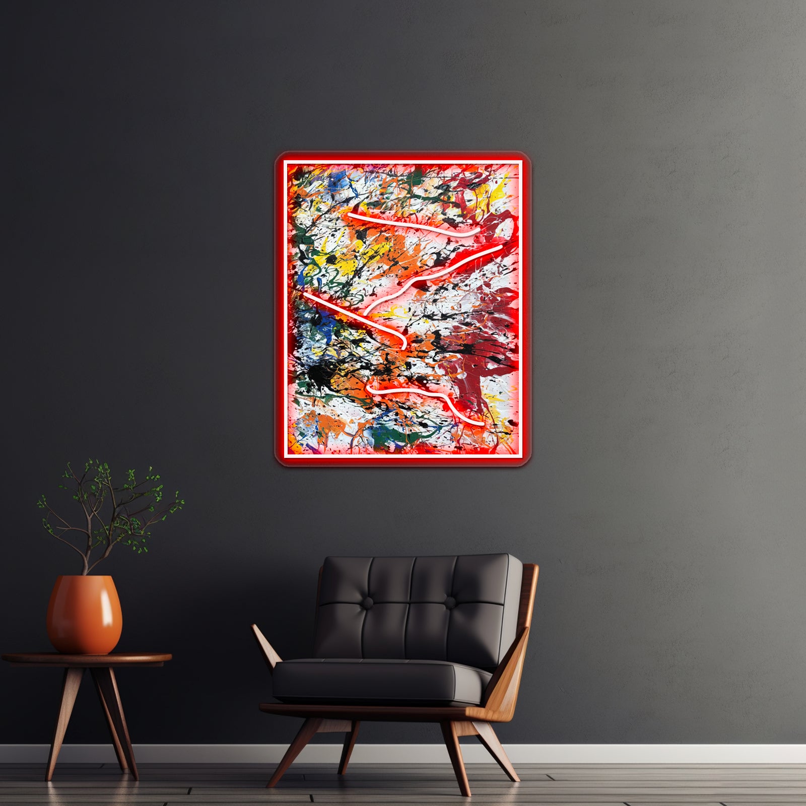 Jackson Pollock Wall Artwork Neon Signs | Shineneon