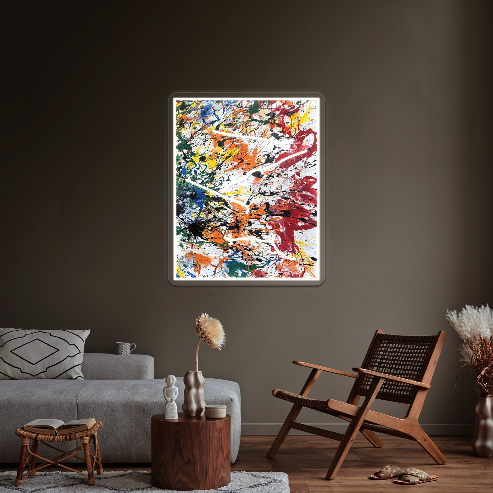 Jackson Pollock Wall Artwork Neon Signs | Shineneon