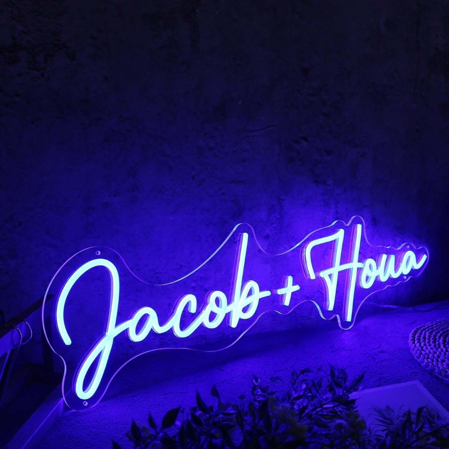 Jacob Houa Blue Led Neon Sign - Shineneon