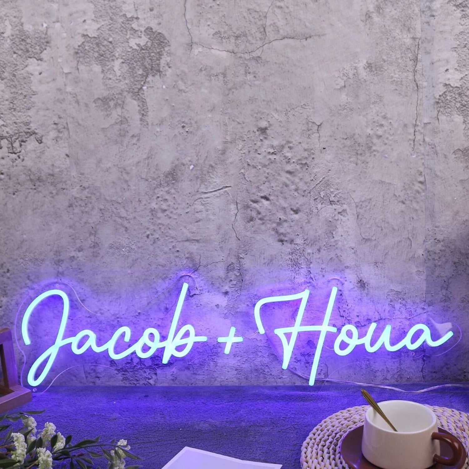 Jacob Houa Blue Led Neon Sign - Shineneon