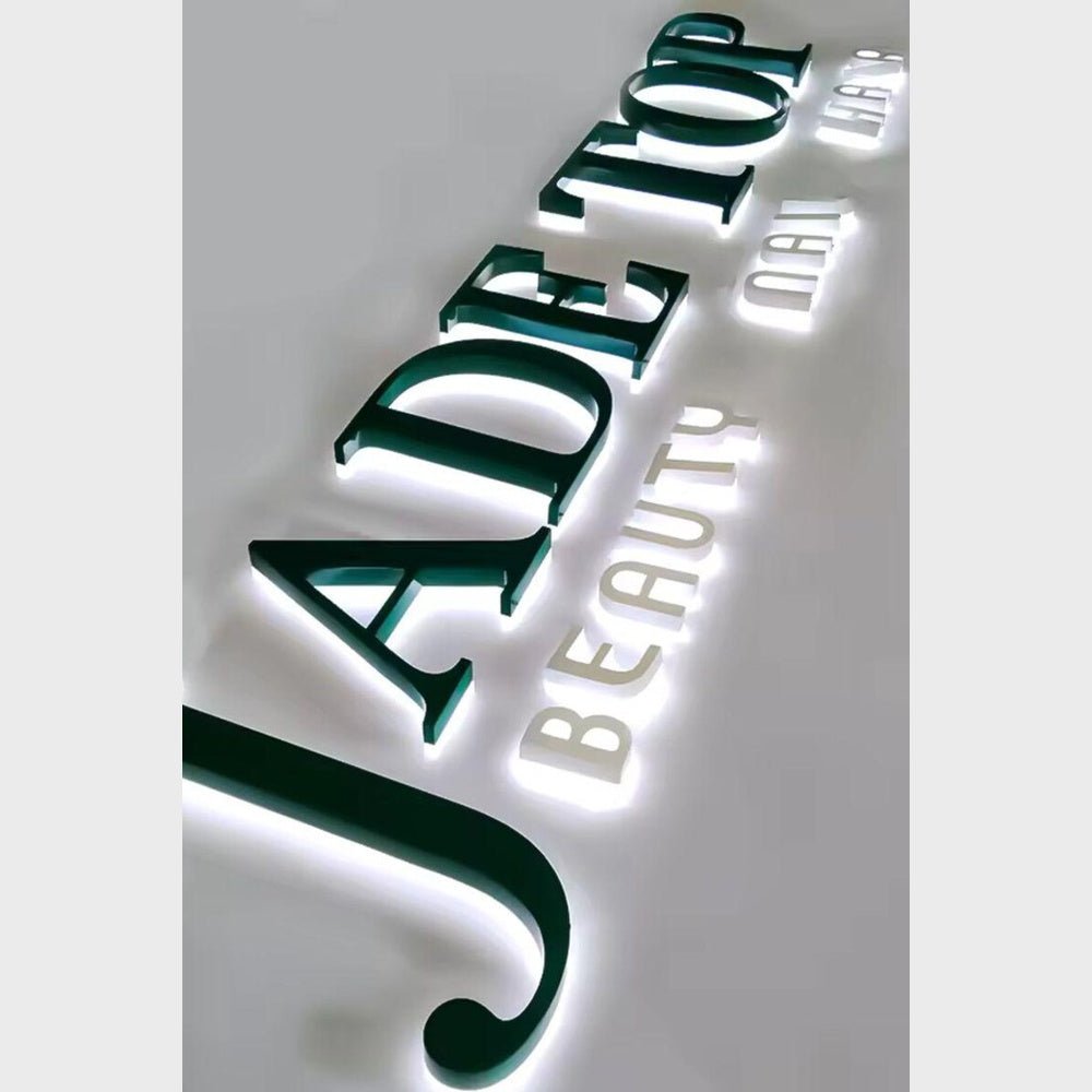 Jade Top Beauty Nail Salon 3D Backlit Channel Letters Led Light Sign - Shineneon