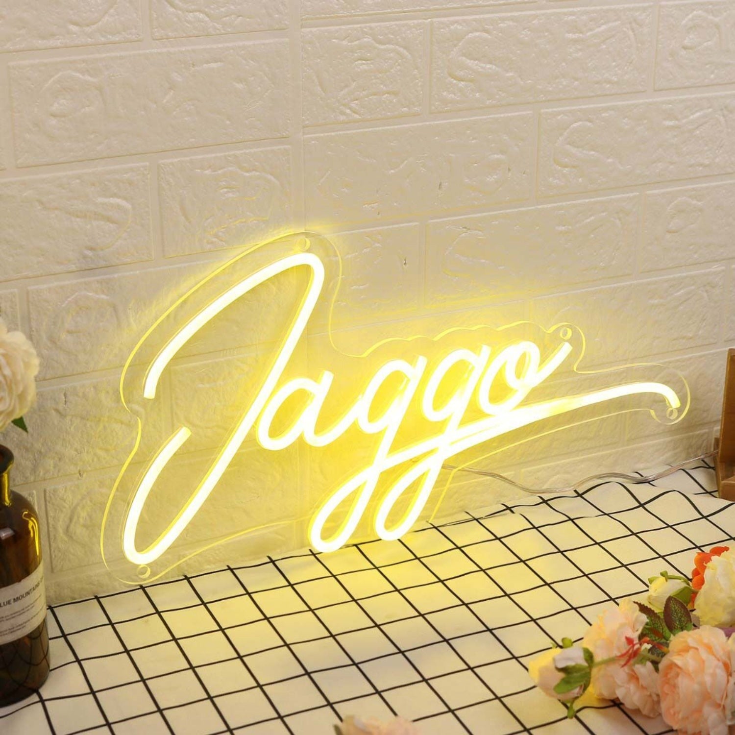 Jaggo Yellow Led Neon Sign | Shineneon