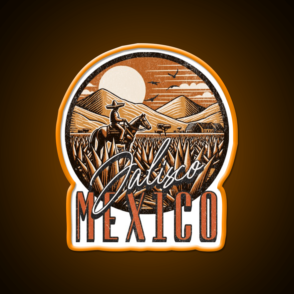 Jalisco Mexico Party Drink Tequila Led Neon Sign Rgb Color - Shineneon