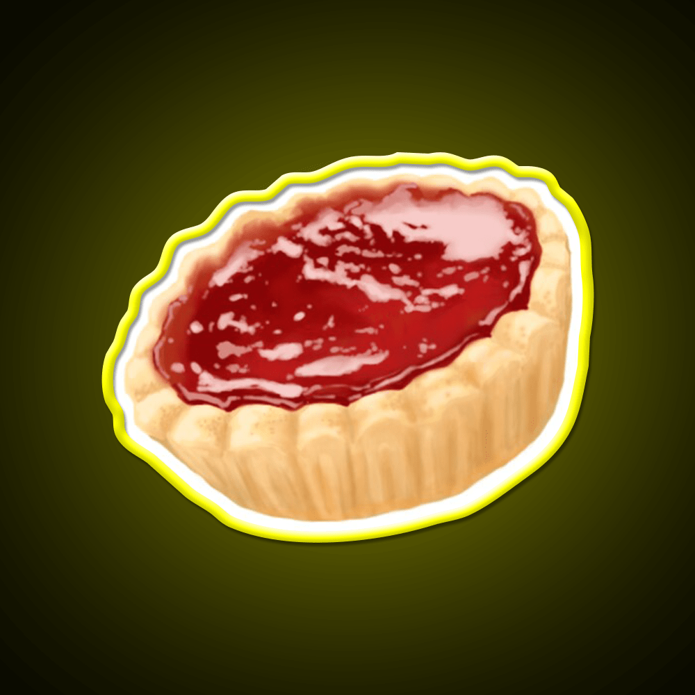 Jam Tart Snack Food Led Neon Sign Rgb Color - Shineneon
