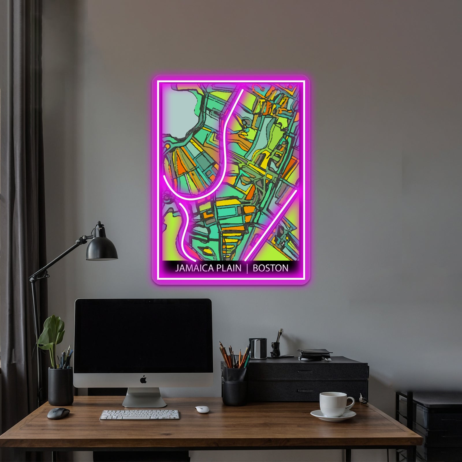 Jamaica Plain Ma Wall Artwork Neon Signs | Shineneon