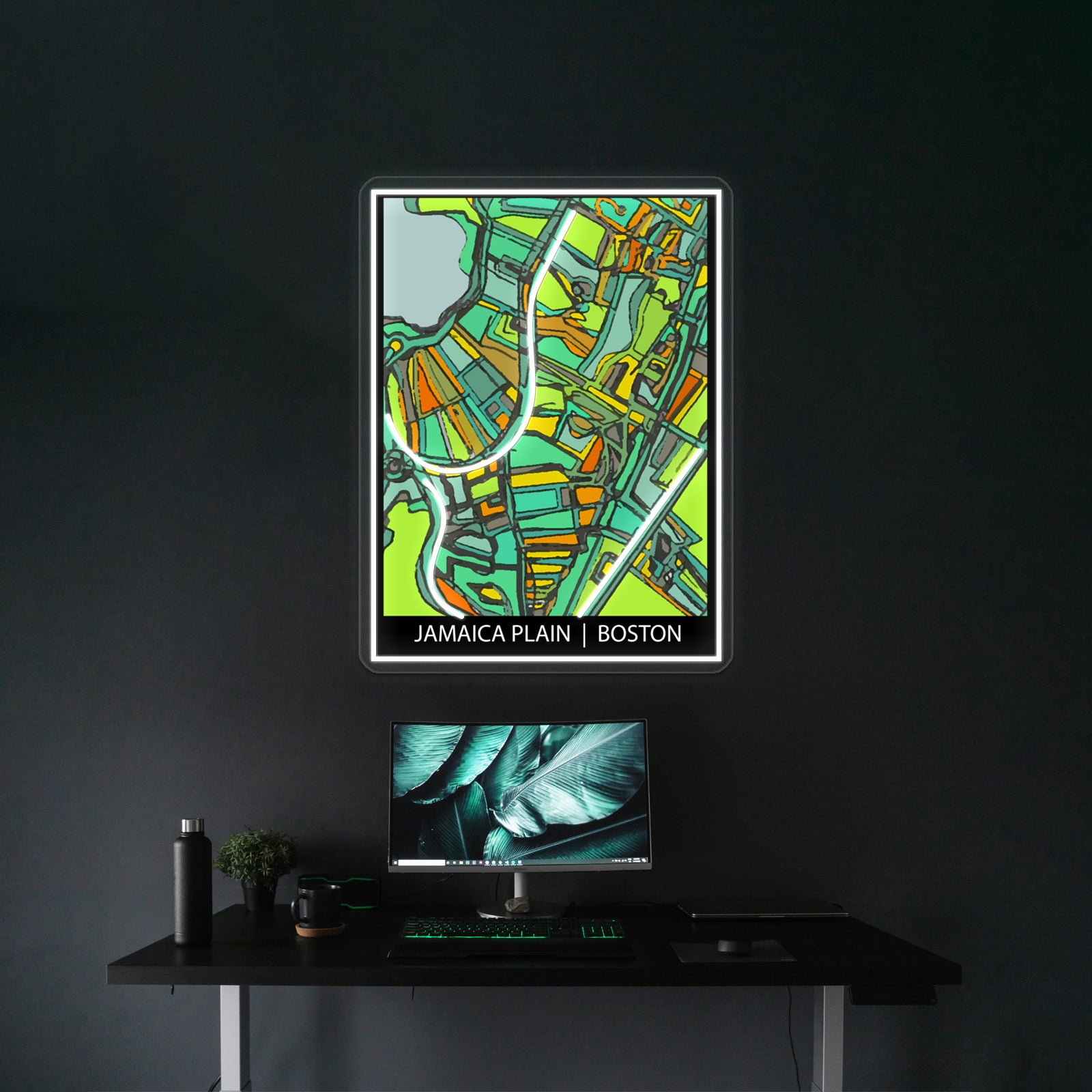Jamaica Plain Ma Wall Artwork Neon Signs | Shineneon