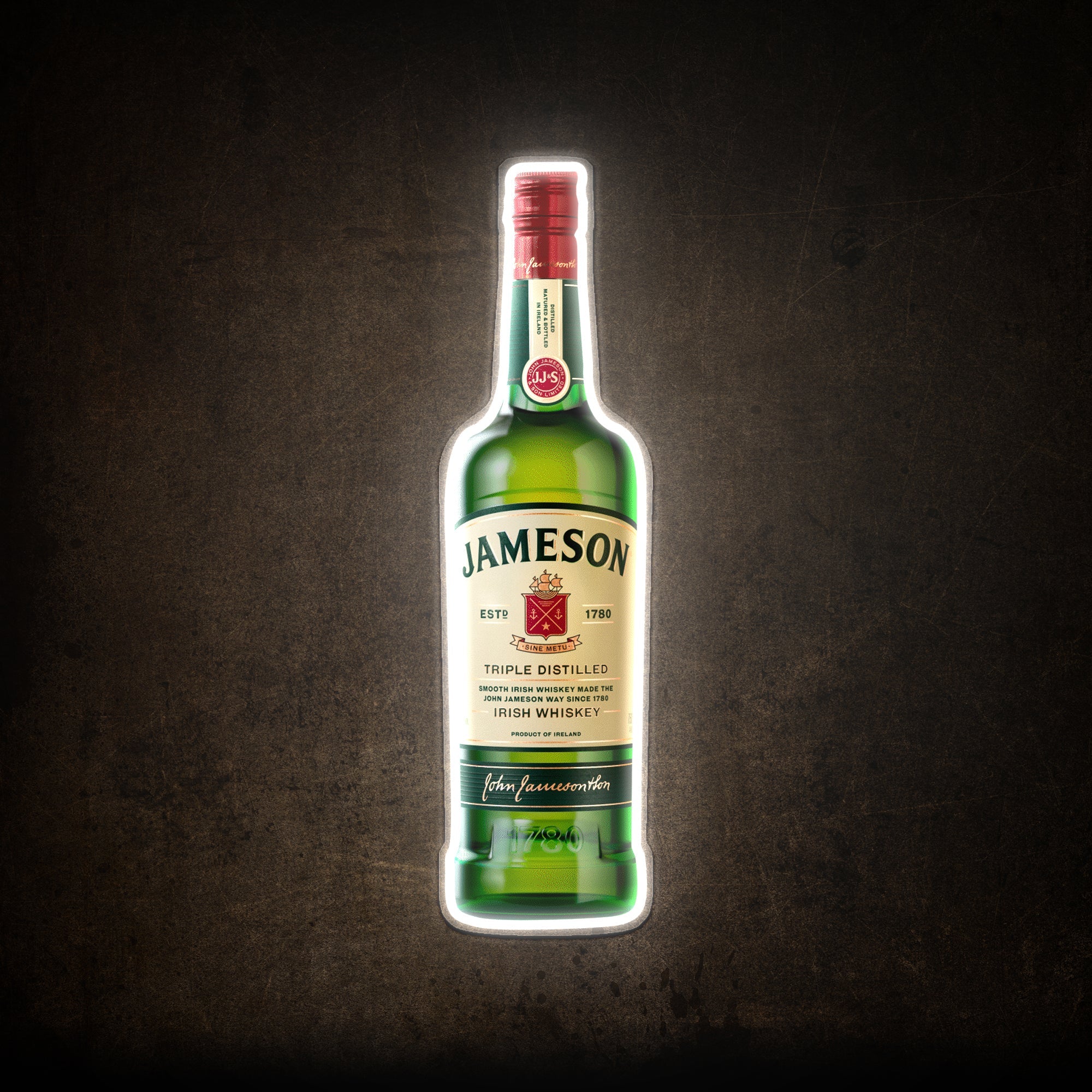 Jameson Whiskey USB LED Neon Sign Bar Decor Man Cave Home Wall Art - Shineneon