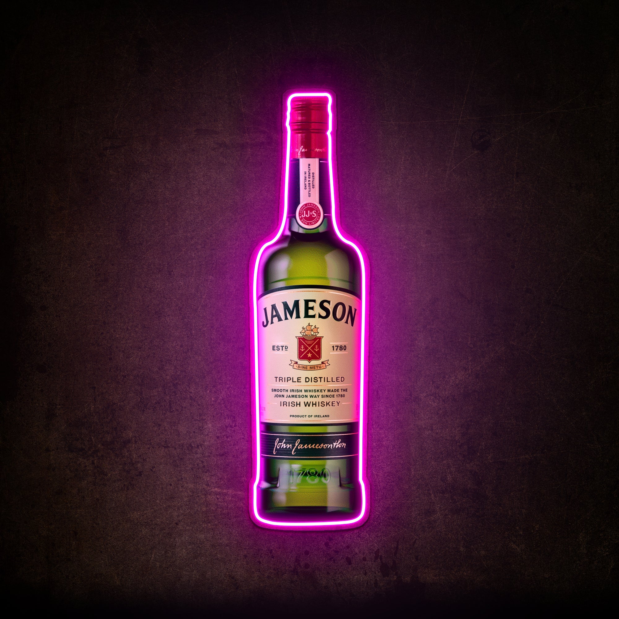Jameson Whiskey USB LED Neon Sign Bar Decor Man Cave Home Wall Art - Shineneon