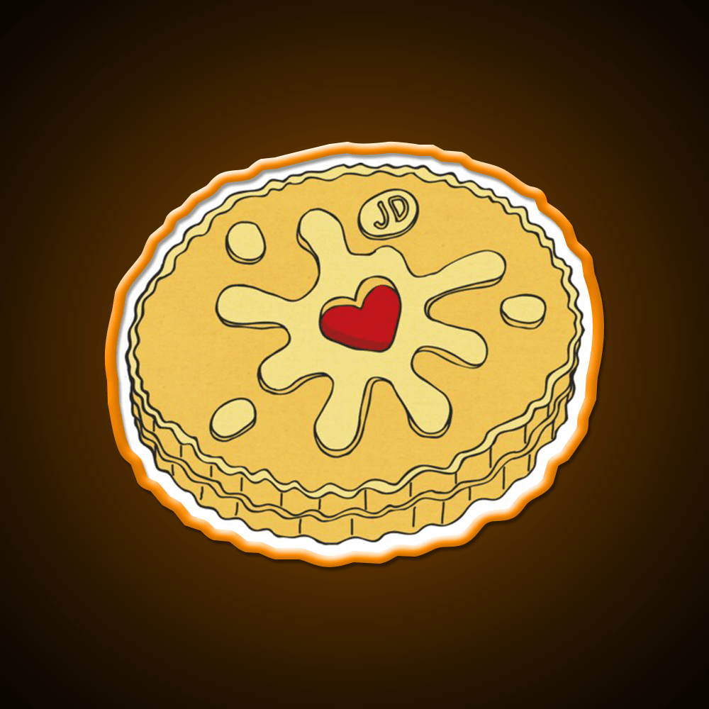 Jammy Dodger Snack Food Led Neon Sign Rgb Color - Shineneon