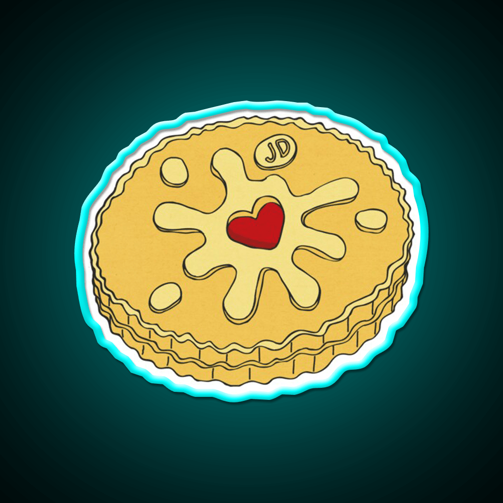 Jammy Dodger Snack Food Led Neon Sign Rgb Color - Shineneon