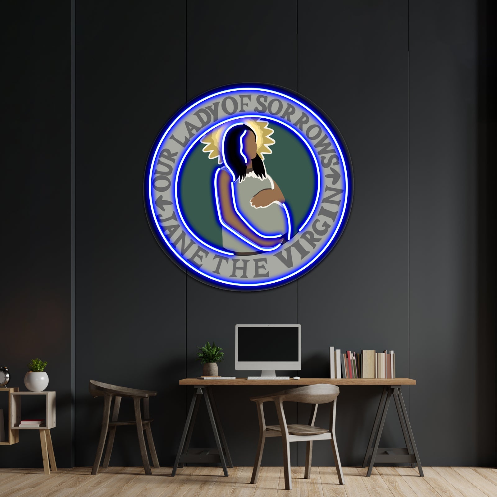 Jane The Virgin Coin Artwork Room Lights Neon | Shineneon