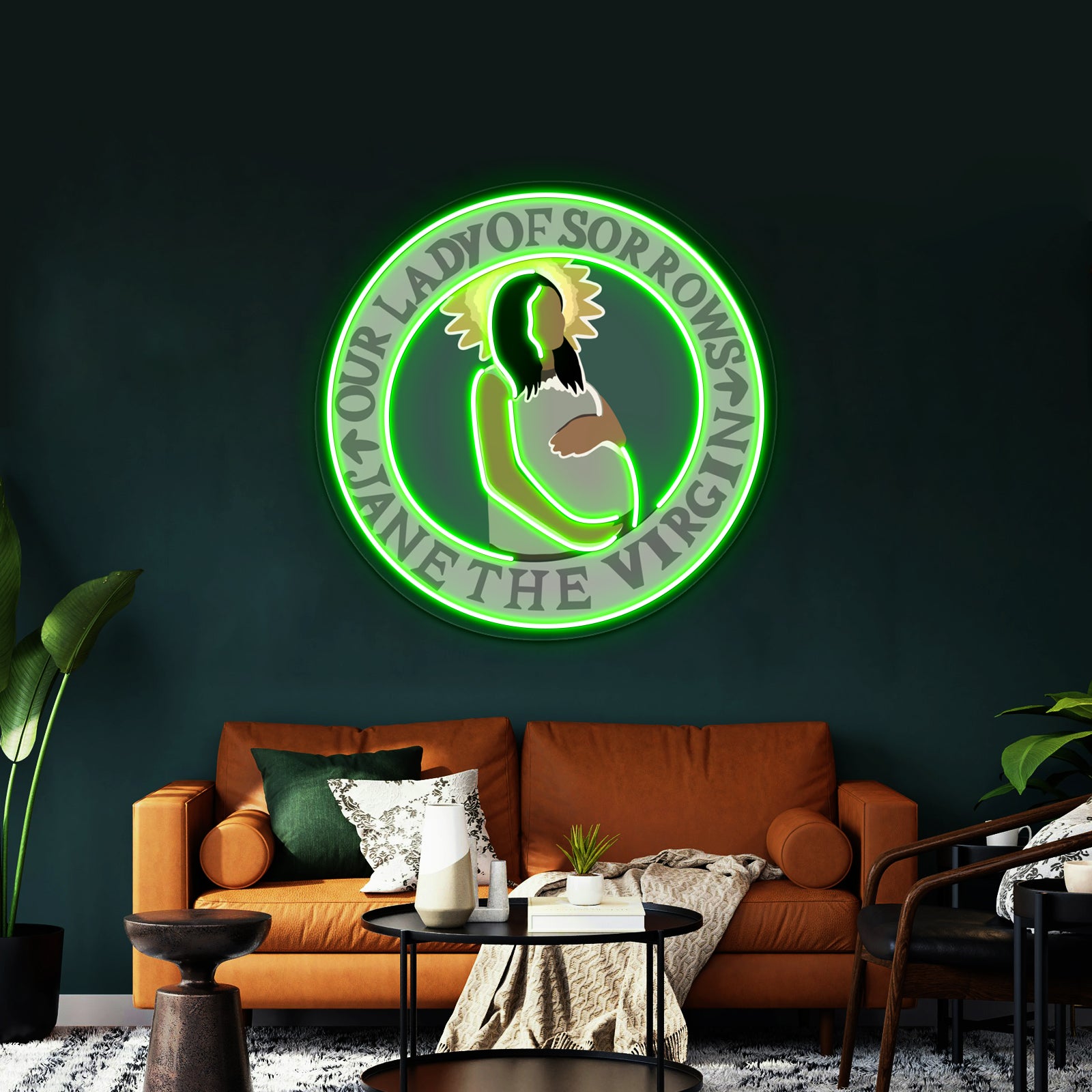 Jane The Virgin Coin Artwork Room Lights Neon | Shineneon