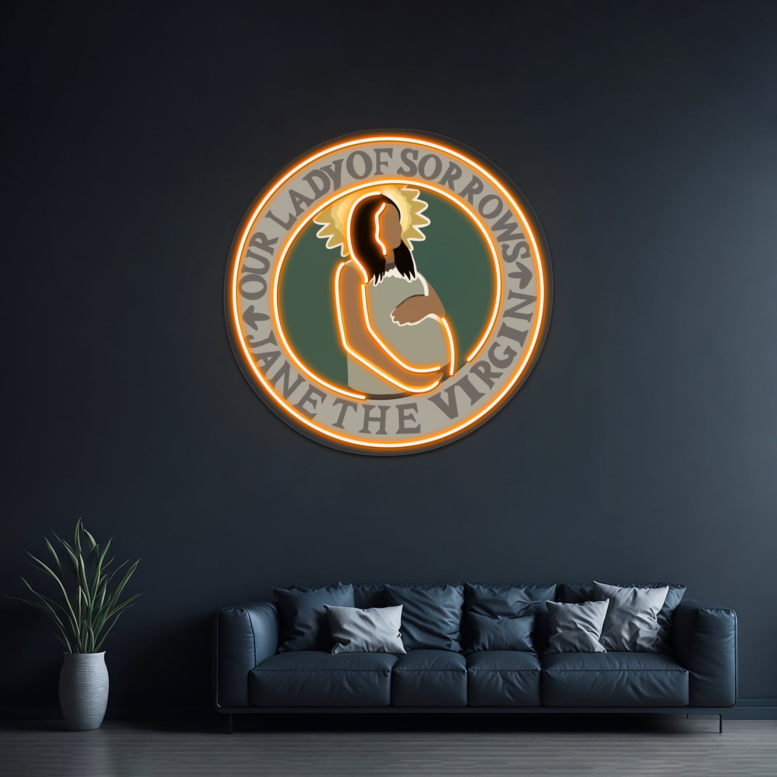 Jane The Virgin Coin Artwork Room Lights Neon | Shineneon