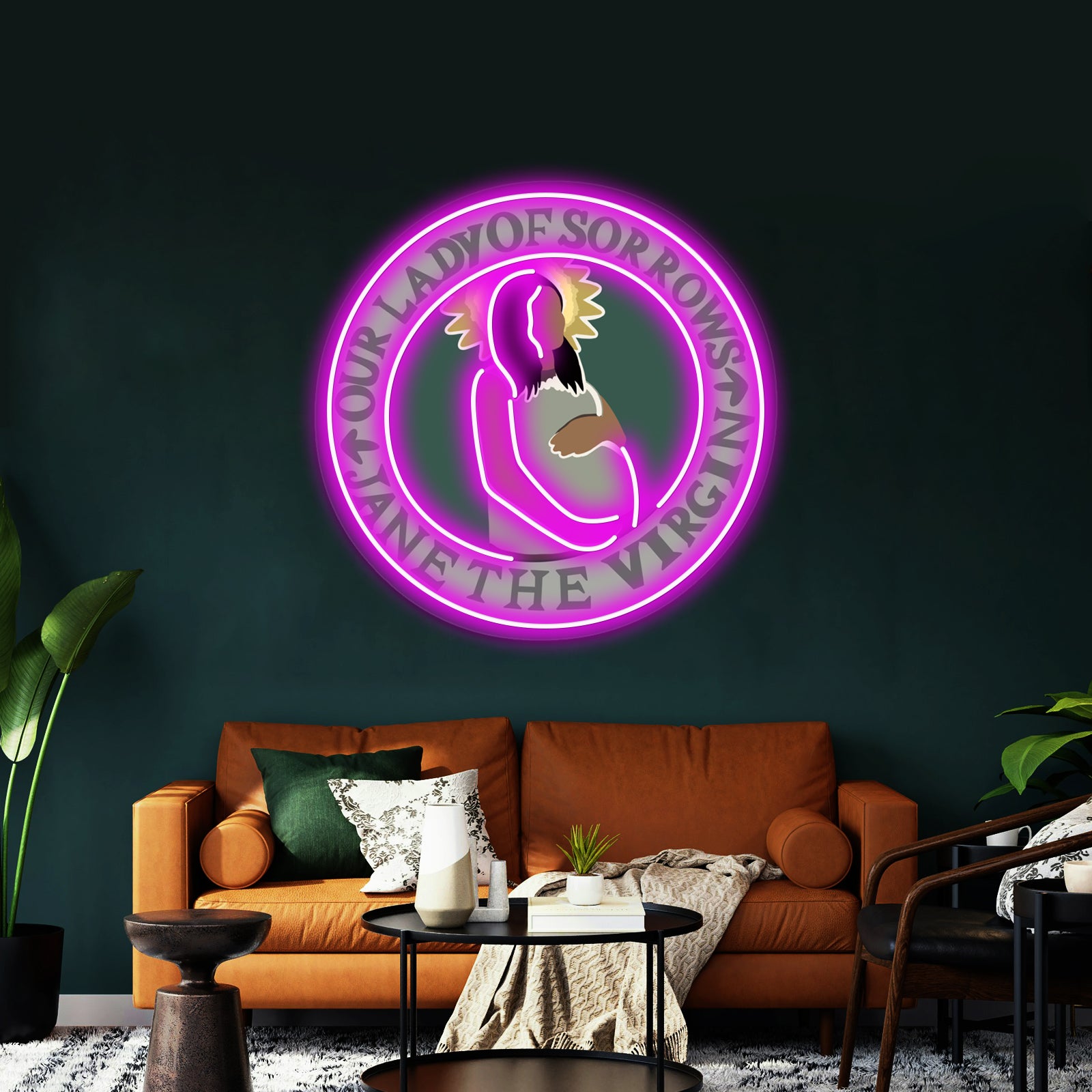 Jane The Virgin Coin Artwork Room Lights Neon | Shineneon