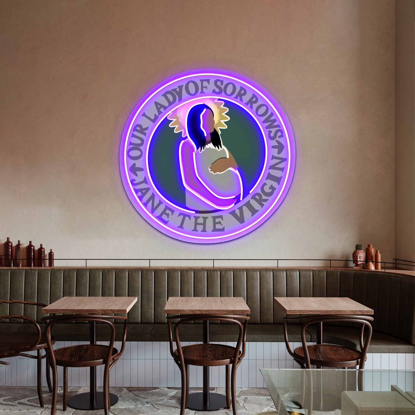 Jane The Virgin Coin Artwork Room Lights Neon | Shineneon