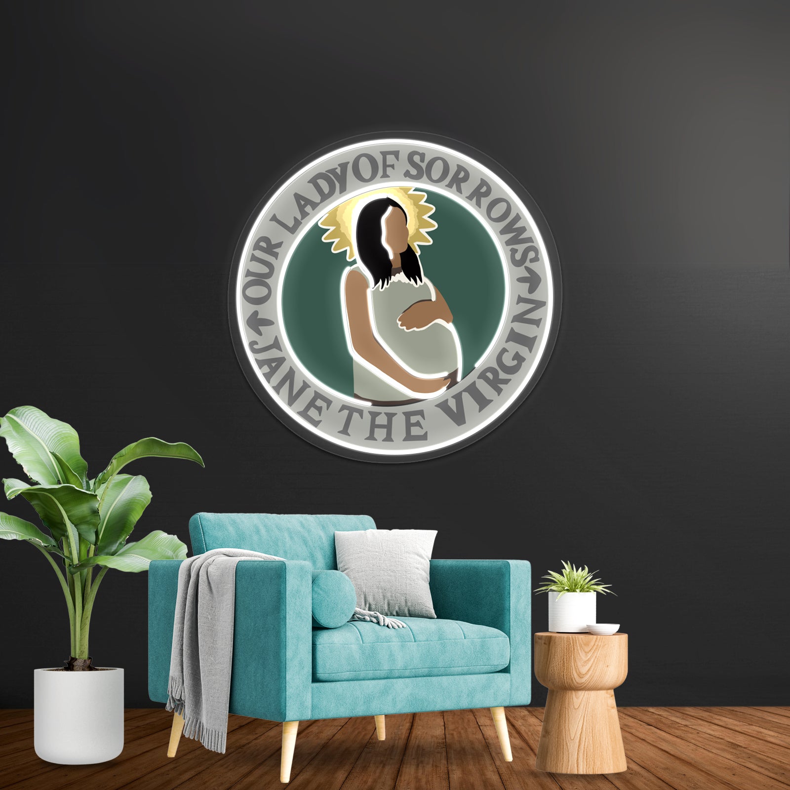 Jane The Virgin Coin Artwork Room Lights Neon | Shineneon