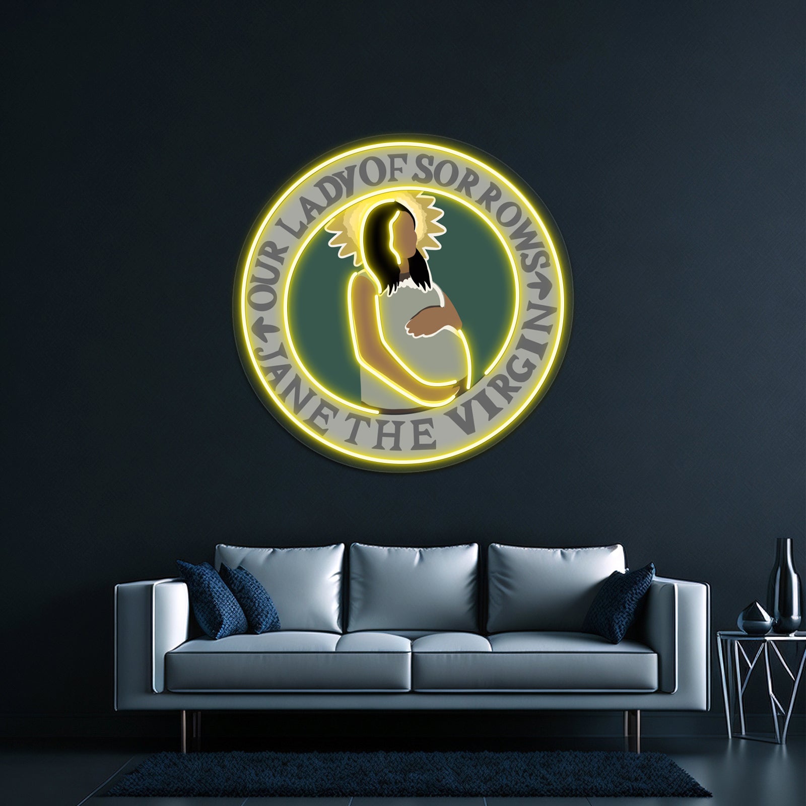 Jane The Virgin Coin Artwork Room Lights Neon | Shineneon