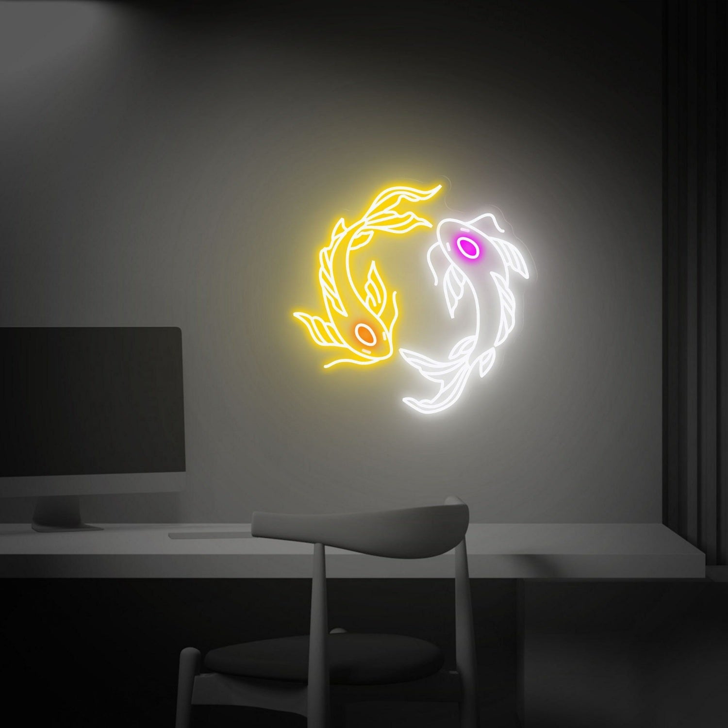 Japanese Fish Neon Art Koi Lover Gift Wall Decor Led Neon Signs | Shineneon