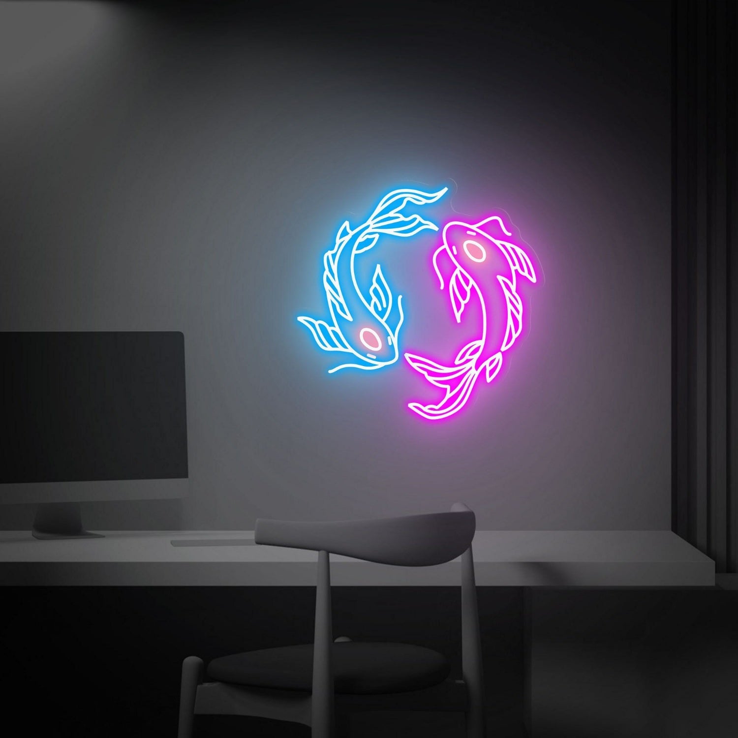 Japanese Fish Neon Art Koi Lover Gift Wall Decor Led Neon Signs | Shineneon