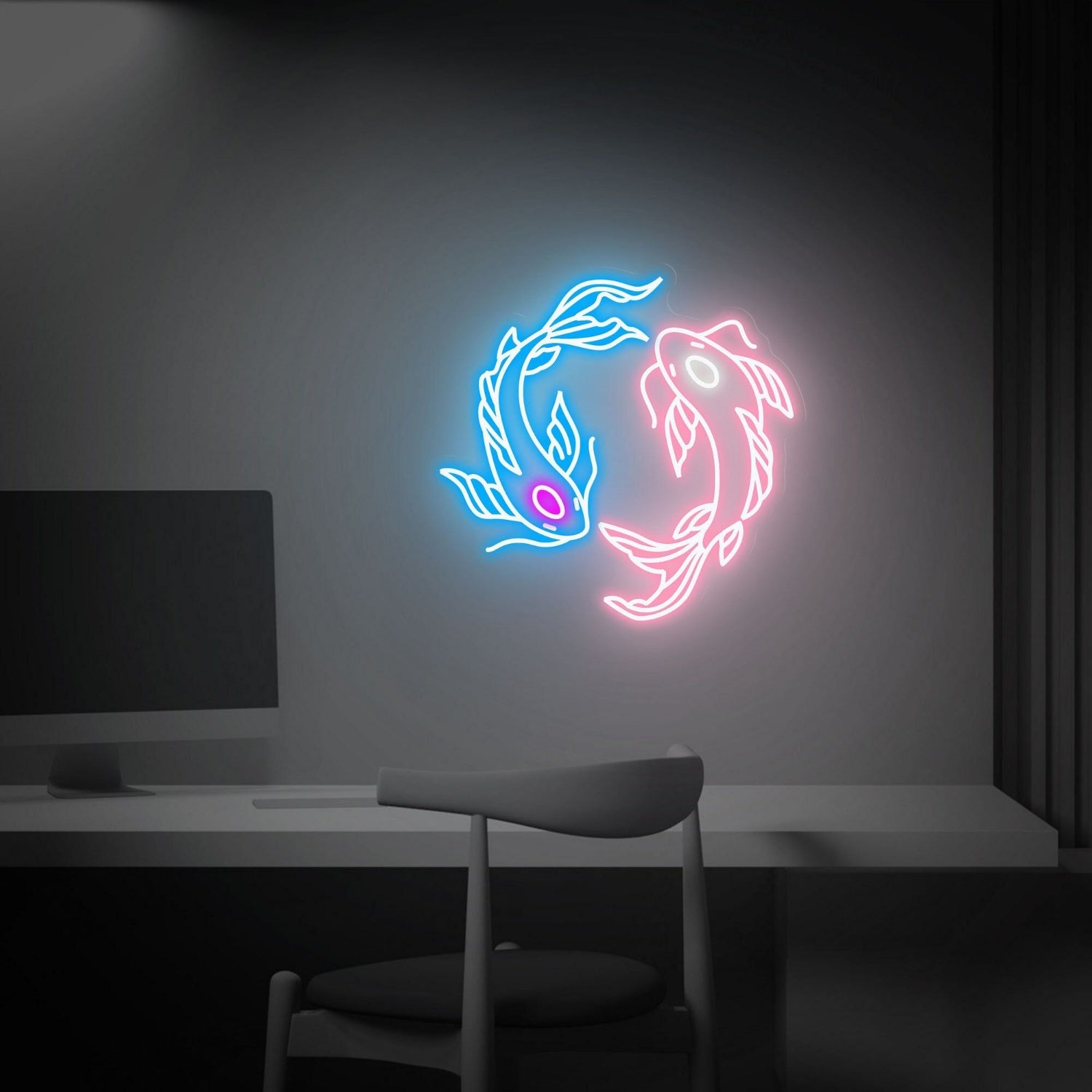 Japanese Fish Neon Art Koi Lover Gift Wall Decor Led Neon Signs | Shineneon