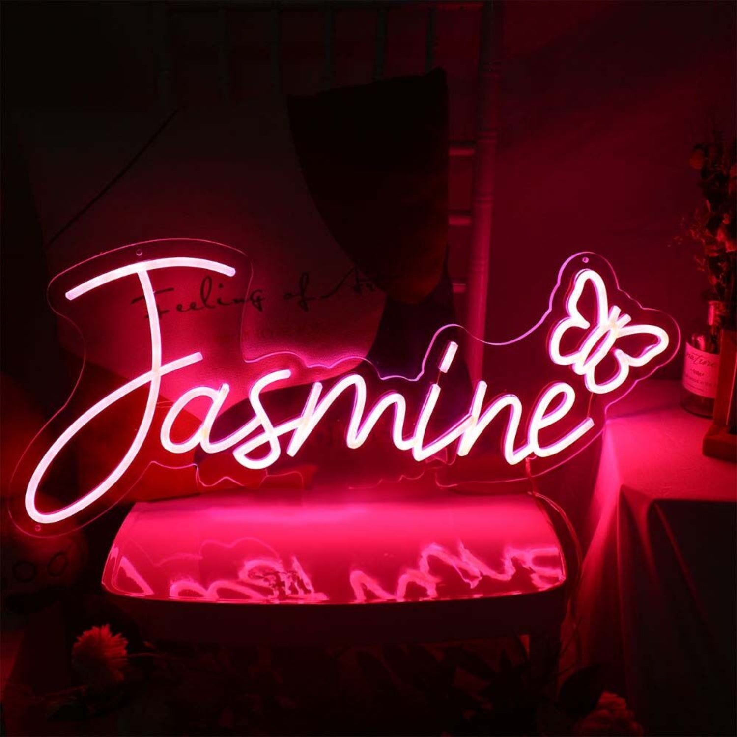 Jasmine Led Neon Sign For Personalized And Whimsical Decor | Shineneon