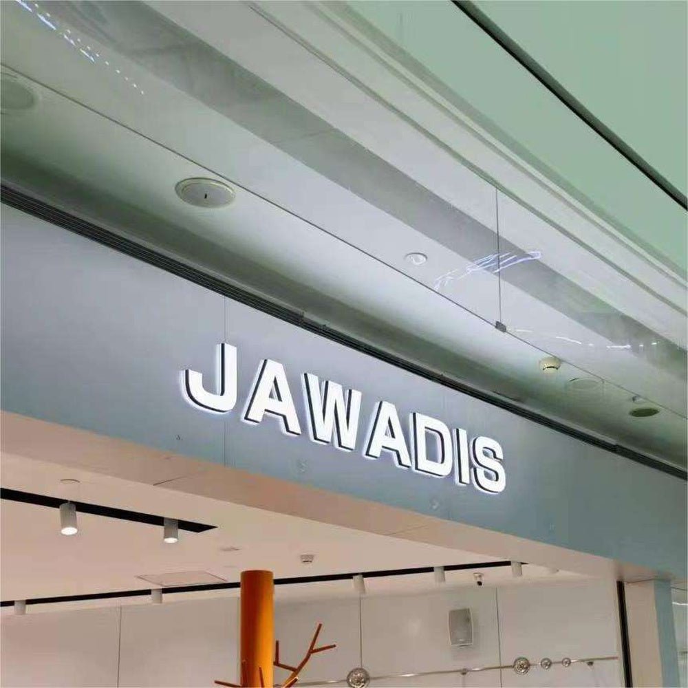 Jawadis 3D Frontlit And Backlit Channel Letter Led Light Sign - Shineneon