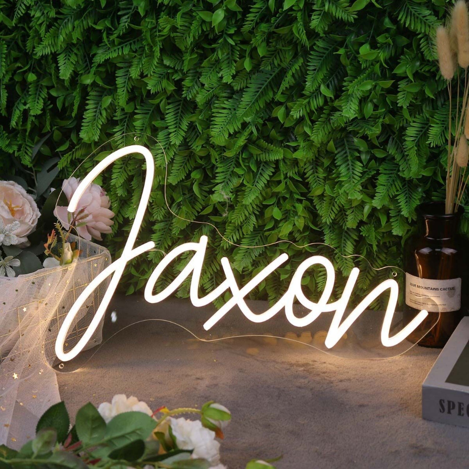 Jaxon Yellow Name Led Neon Sign - Shineneon