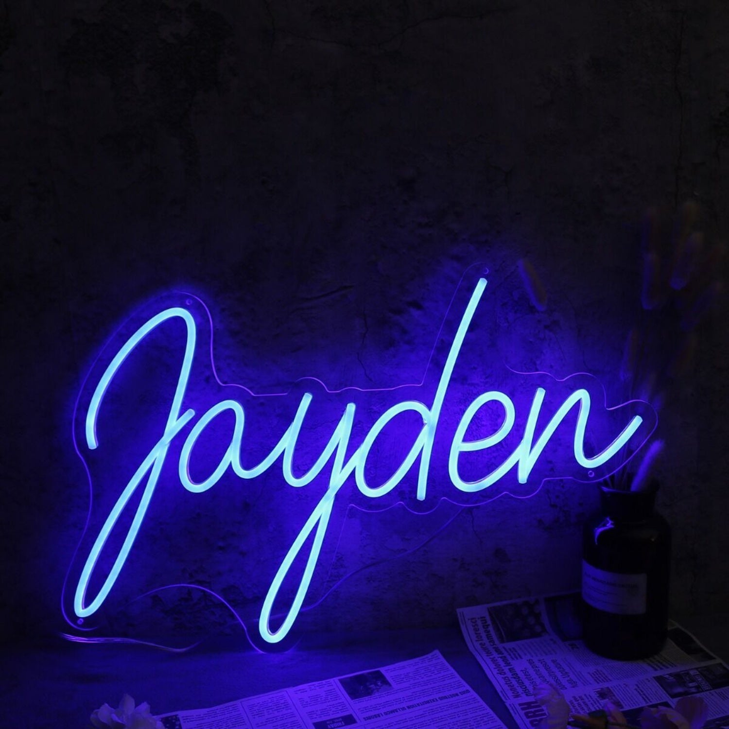 Jayden Blue Led Neon Sign - Shineneon