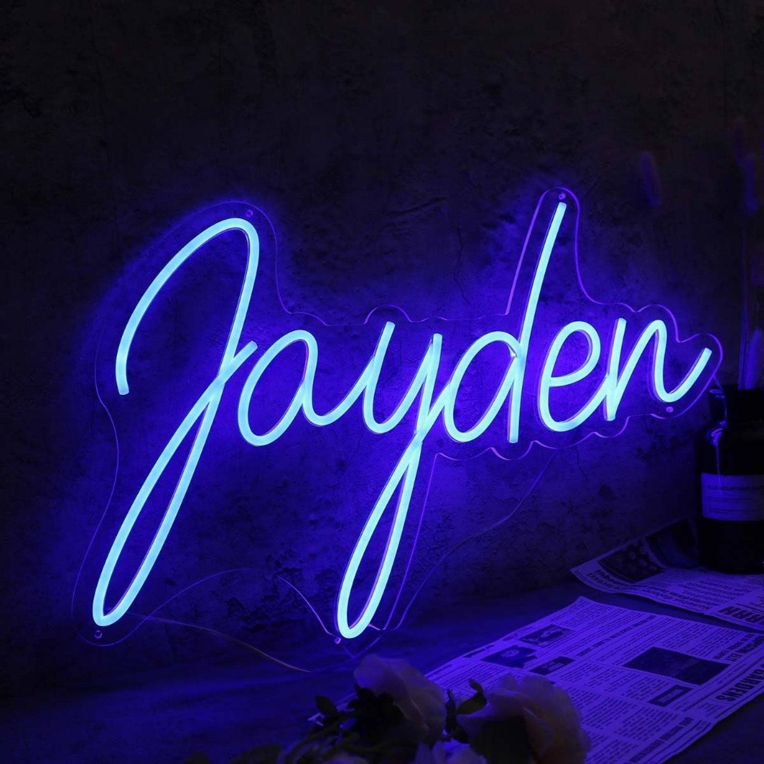 Jayden Blue Led Neon Sign | Shineneon